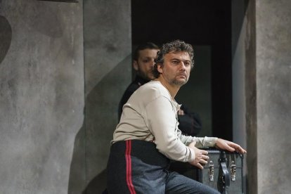 El tenor Jonas Kaufmann, durante su actuación en la ópera de Verdi.