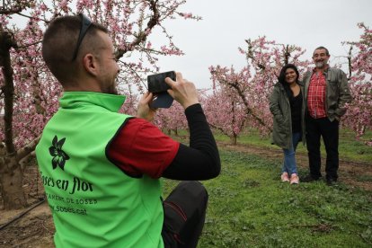 Los turistas llegan a los campos floridos de Soses y La Granja d’Escarp