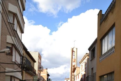 Imatge de les obres del carrer Bisbe Bernaus.