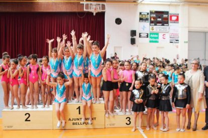 Més de 300 gimnastes a Bellpuig