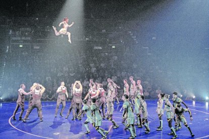 Espectáculo ‘Messi10’ del Cirque du Soleil en Barcelona en 2019.