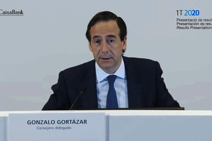 El conseller delegat de CaixaBank, Gonzalo Gortázar.