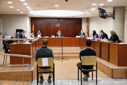 Un momento del juicio por estos hechos, celebrado el 30 de septiembre en la Audiencia de Lleida.