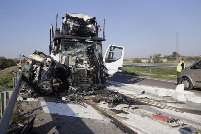 Accident mortal al març a l’A-2 al seu pas per Alcarràs.