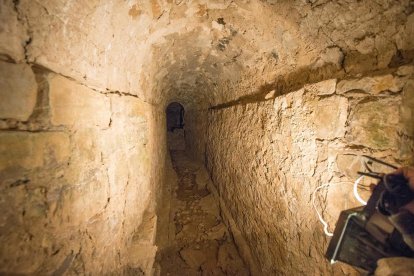 Imagen del interior de la Font de Fiol de la capital de la Segarra.