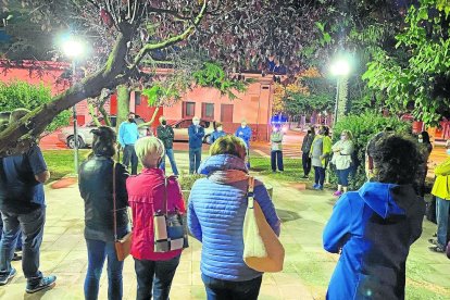 Concentració de suport a Torra a Castelldans, dimarts.