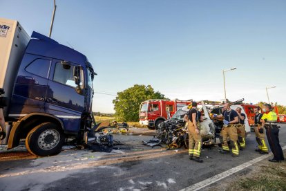 Un accident mortal que es va produir el 21 de maig passat a Puigverd de Lleida en una col·lisió frontal.