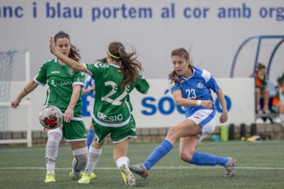 Andrea va marcar el segon gol blau després d’una brillant jugada personal a vint minuts per a la conclusió del xoc.