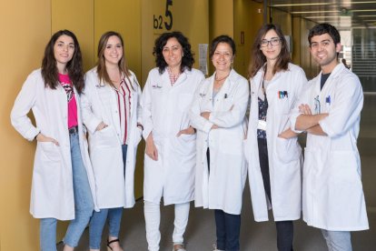 Fotografía del grupo de investigación Unidad de Señalización Neuronal del IRBLleida. 