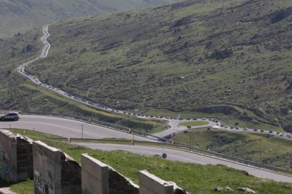 Acceso a Andorra desde Francia por el puerto de Pas de la Casa.