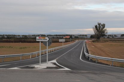 L’últim tram de la variant d’Ivars, finançat per la Diputació.