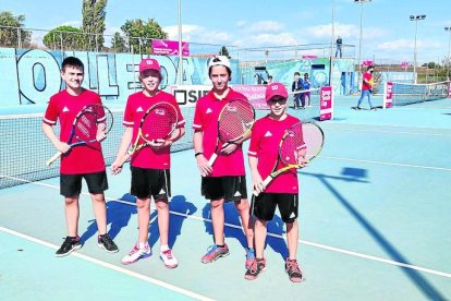 Francesc Sans, Xavier Maimó, Pau Miró y Pol Pujol.