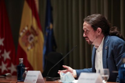 El vicepresidente segundo del Gobierno, Pablo Iglesias