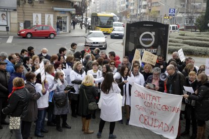 Concentració del novembre passat per la sanitat concertada.