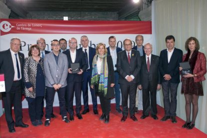 El acto de entrega de los Premios Cámara 2019, que entrega la Cámara de Comercio de Tàrrega.