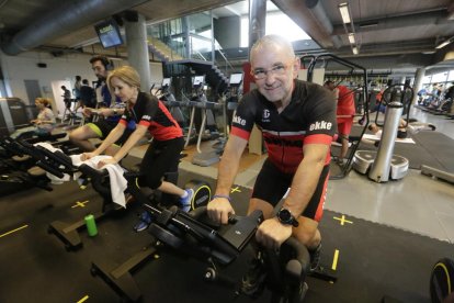 Pep Castarlenas, director del Ekke, ayer en las instalaciones de este gimnasio.