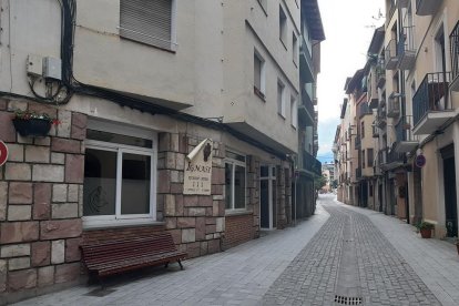 Imatge del restaurant del carrer Capdevila de la Seu on es va registrar el robatori a finals de març.