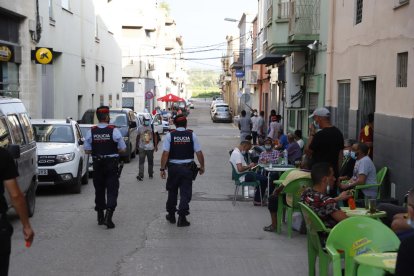 Mossos patrullaven divendres passat a Aitona.