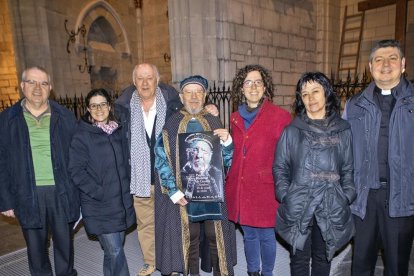 Presentació ahir a l’església de Santa Maria de Cervera de la cinquena edició de la Passió Medieval.