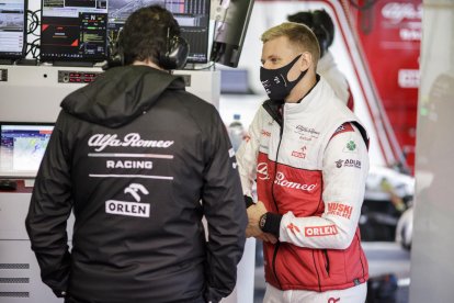 Mick Schumacher con la escudería Alfa Romeo en 2020