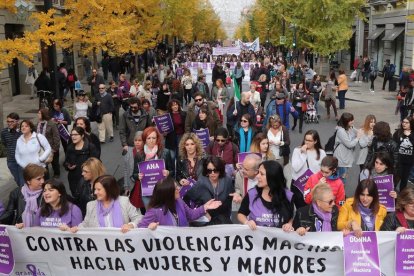 Imagen de una protesta contra la violencia machista.