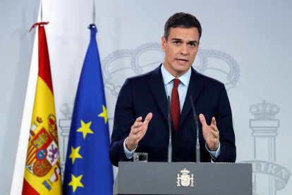 El president del Govern, Pedro Sánchez.