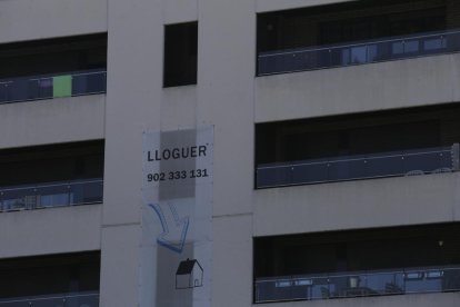 Imatge d’arxiu d’uns pisos de lloguer a Lleida ciutat.