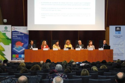 Un momento de la jornada celebrada ayer en Lleida.