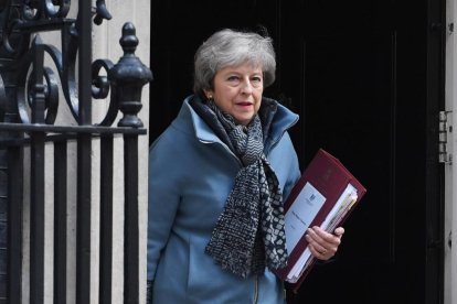 La primera ministra britànica, Theresa May,