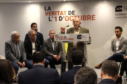 Un moment de l’acte de l’ACM celebrat a Madrid.