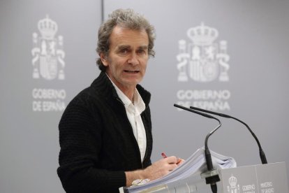 El director del Centre de Coordinació d'Alertes i d'Emergències Sanitàries del Ministeri de Sanitat, Fernando Simón.