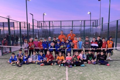 Torneo de pádel de menores en el Club Tennis Balaguer