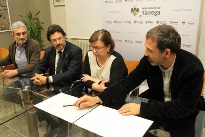 Reunió de treball sobre la nova estació d'autobusos de Tàrrega