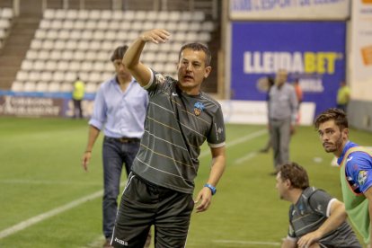 Horacio Melgarejo, durante su etapa como segundo entrenador en el Lleida Esportiu.