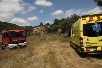 Al lloc van anar-hi Mossos d’Esquadra, Bombers i SEM.