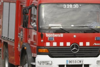 Un vehículo de los Bomberos de la Generalitat