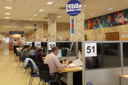 Imatge d’arxiu de l’Agència Tributària a Lleida.