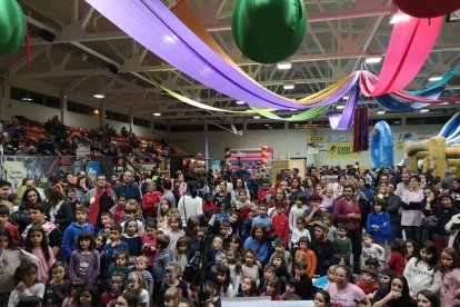 Los niños fueron los que más disfrutaron de las actividades navideñas.