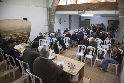 Imagen de las jornadas sobre regadíos de Preixana. 