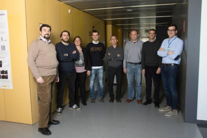 Foto de família dels metges lleidatans que han participat a l’estudi.