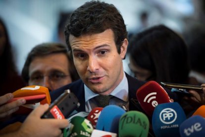 El president del PP, Pablo Casado.