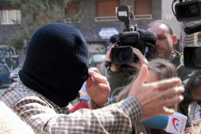 Joaquín Benítez, amb un passamuntanyes.