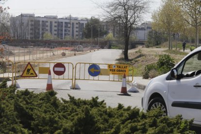 Talls viaris per les obres a l'antiga Hípica de Lleida