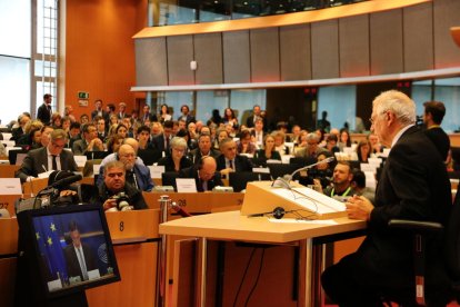 Borrell se enfrentó al examen de la Eurocámara antes de ser nombrado jefe de la diplomacia de la UE.