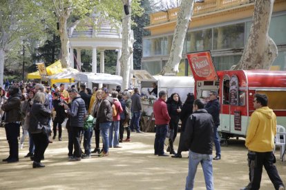 El Rumm Festival, ayer al mediodía en los Camps Elisis de Lleida.