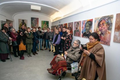 Pinturas de Joan Moragas en el Centre de l’Oli, en La Granadella