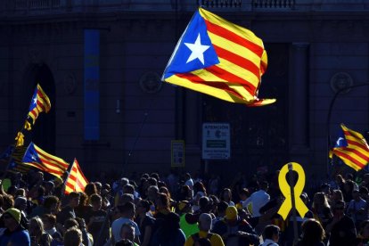 La manifestación soberanista del 18 de marzo en Madrid.