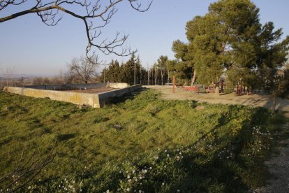 Imagen del lugar donde prevén construir las piscinas.