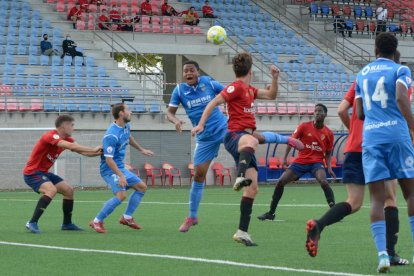 El Lleida mejoró en la segunda parte, en la que consiguió igualar el marcador adverso.