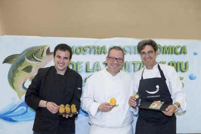 Imagen del taller de cocina de ayer al mediodía. 